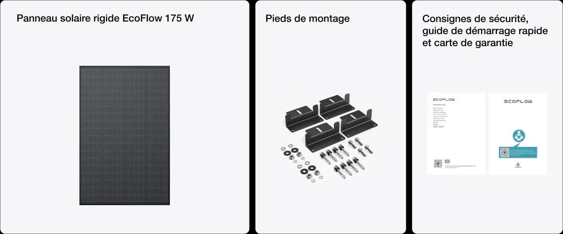 Contenu de la boîte
